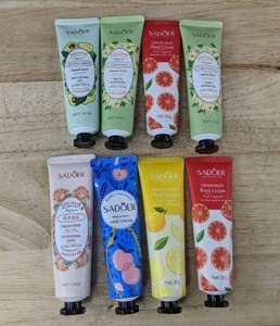lot 162 image: SADER Hand Cream, 8 Total, 30g Each - Brand New