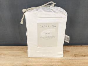 lot 93P image: Casa Luna Blissful Sheet Set - King - White - Brand New