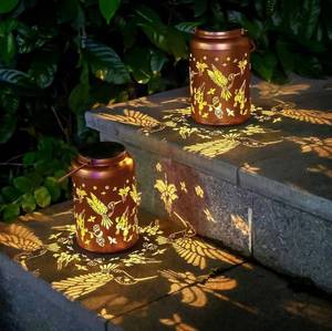 lot 234 image: 2 Gr8Gardens Solar Lanterns - Brand New