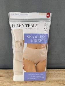 lot 278 image: 5 Ellen Tracy Essentials Seamless Brief - XL - Brand New