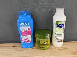 lot 160P image: Kensie Conditioner 24 oz - Eco Styling Gel 16 oz - Suave Conditioner 22.5 oz - Brand New