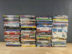 lot 64T image: 109 DVD Movie Collection - The Last Samurai, Night at the Museum, You, Me and Dupree, The Office, Juno C