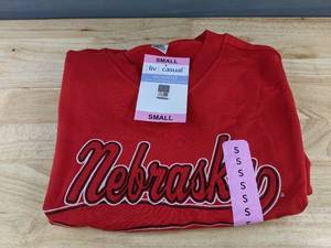 lot 87P image: Liv Casual Nebraska Cornhuskers Womens NCAA Long Sleeve Pullover - Red - Small - Brand New