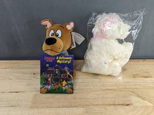 lot 111P image: Bearington Collection Bear Stuffy and Scooby-Doo Plush & Book - Brand New
