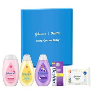 lot 75P image: Johnsons Here Comes Baby Gift Set - Brand New