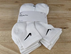lot 86T image: Nike Ankle Socks - 6 Pair Pack - Womens 6-10  Mens 6-8  Youth 5-7 - Brand New