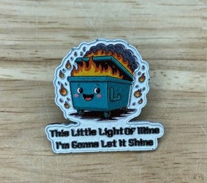 lot 22L image: This Little Light Of Mine Im Gonna Let It Shine Enamel Pin - Brand New