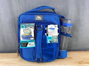 lot 50C image: Arctic Zone Pro Expandable Lunch Backpack - Ice Walls & Food Container Set Included - Brand New