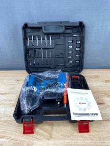 lot 39E image: Lithium Electric Drill Cordless Drill Kit With Bit Set - Brand New