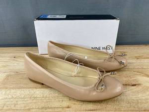 lot 88L image: Nine West Womens Ballet Flats - Size 9 - Light Natural - Brand New