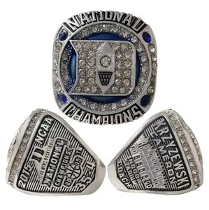 lot 15A image: Duke Blue Devils 2015 National Championship Mike Krzyewski NCAA College Basketball Ring - New