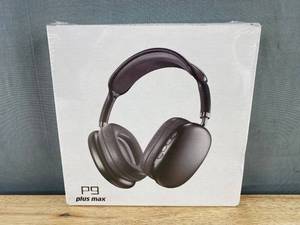 lot 14E image: P9 Plus Max Wireless Black Headphones - Brand New