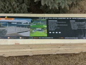 lot 116 image: &nbsp11x19 All-Steel Carport