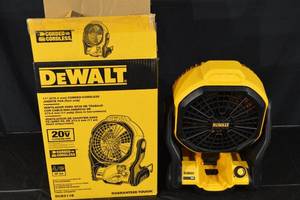 lot 233 image: DeWALT DCE511B 11 in CordedCordless Jobsite Fan - 20V MAX, 500 CFM, IP54