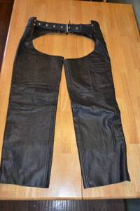 lot 275 image: USA Dream Apparel Leather Pants - Size L - Black Leather-Look