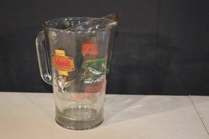 lot 105 image: Schmidt Beer Glass - Honest to Minnesota Promotional Pitcher - Vintage Collectible