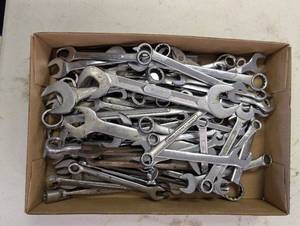 lot 68 image: Craftsman Chrome Vanadium Wrenches - Assorted Metric Sizes 13-21mm - Used