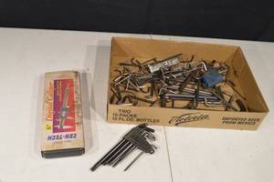lot 146 image: EN-TECH 6-Inch Digital Caliper with Hex Key Set & Hardware Assortment