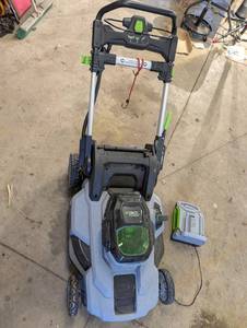 lot 78 image: EGO Power 21-Inch Cordless Lawn Mower with Charger. Battery Not Included.