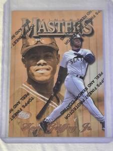 lot 22 image: Ken Griffey Jr. 1997 Topps Finest Masters Refractor #238 - Seattle Mariners Baseball Card