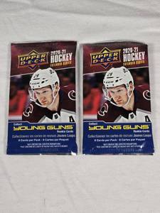 lot 37 image: Lot of 2 Unopened Packs of 2020-21 Upper Deck Hockey Extended Series