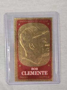lot 108 image: Bob Clemente 1965 Topps #19 - Pittsburgh Pirates Vintage Baseball Card