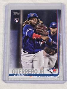 lot 111 image: Vladimir Guerrero Jr. Rookie 2019 Topps Update Series #US1 - Toronto Blue Jays Baseball Card
