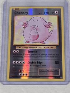 lot 117 image: Chansey 2016 Pokemon Holo Card #70108 - Pokemon Trading Card