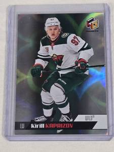 lot 253 image: Kirill Kaprizov 2020-21 Rookie Upper Deck Extended Series Foil #HG-1 - Minnesota Wild Hockey Card