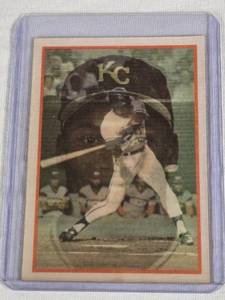 lot 322 image: Bo Jackson 1986 Sportflics Rookie #190 - Kansas City Royals Baseball Card