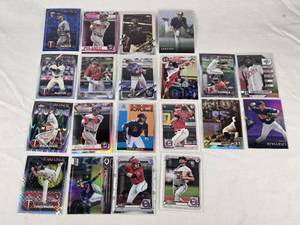 lot 342 image: Lot of Minnesota Twins Baseball Cards Featuring Jorge Polanco, Eddie Rosario, and Austin Martin with Refractors, Inserts and Rookie Cards