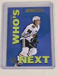 lot 361 image: Connor Bedard Rookie 2023-24 Upper Deck Credentials Whos Next #WN-CB - Chicago Blackhawks Hockey Card