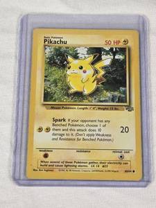 lot 398 image: Pikachu 1999 Wizards of the Coast Base Set #5864 - Pokemon Trading Card Game Card Vintage