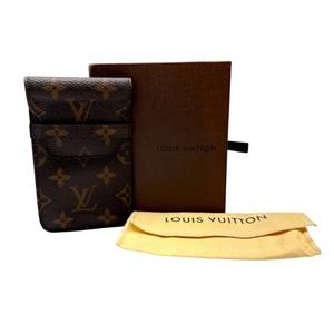 lot 38 image: Louis Vuitton Monogram Canvas Eye Glass  Cigarette Case  Airpods Pre-Owned Retail $650