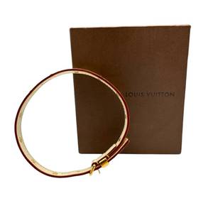 lot 60 image: Louis Vuitton Double Wrap Leather Bracelet Pre-Owned Retail $450