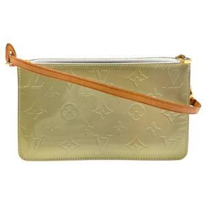 lot 58 image: Louis Vuitton Light Green Monogram Vernis Pochette Pre-Owned Retail $950