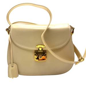 lot 43 image: Gucci Beige Leather Padlock Shoulder Bag Pre-Owned Retail $1,850