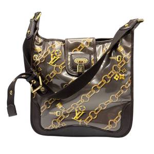 lot 52 image: Louis Vuitton Monogram Charms Musette Brown Bag  2006 Limited Edition Pre-Owned Retail $2,400
