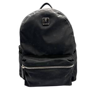 lot 55 image: MCM Black Nylon Visetos Backpack Pre-Owned Retail $950