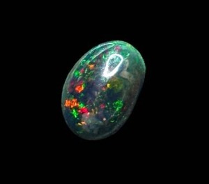 lot 35B image: 3.22 Carat Natural Welo Opal (Oval Cabochon) Retail $322 VIDEO