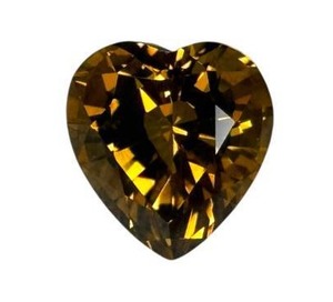 lot 35E image: 9.45 Carat Natural Citrine (Heart Cut) Retail $473 VIDEO
