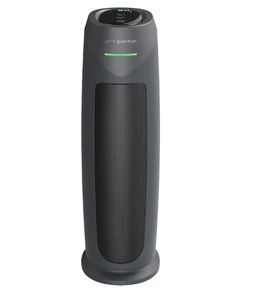 lot 21 image: GermGuardian - 743 Sq. Ft. Tower Air Purifier with HEPA Pure Filter, Intellisense Air Quality Monitor, UV-C, AC4880G - Graphite