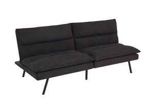 lot 36 image: Mainstays Pillow Top Futon, Charcoal Twin