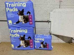 lot 216 image: LOT OF 3 up&up Training Pads Size X-Large
