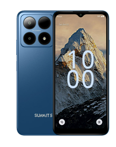 lot 121 image: Boost Mobile Summit 5G, 64GB, Blue - T-Mobile Compatable (Missing Charger)