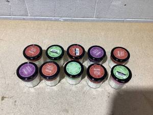 lot 134 image: LOT OF 10 Mrs. Meyers Clean Day Soy Candles (Variety Scents)