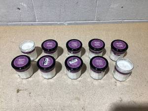 lot 139 image: LOT OF 10 Mrs. Meyers Clean Day Soy Candles (Elderberry Scent)
