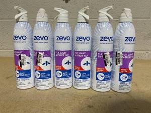 lot 255 image: LOT OF 6 Zevo Instant Action Spray Fly, Ant, & Fruit Fly