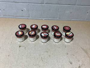 lot 130 image: LOT OF 10 Mrs. Meyers Clean Day Soy Candles (Gingerbread Scent)