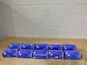 lot 325 image: LOT OF 10 up&up Drawstring Liners For Cat Litter Boxes Size L 30x18 in